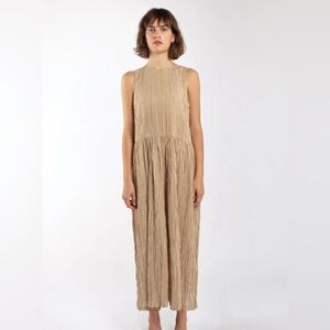 Micaela Greg Crinkle Stripe Tank Dress